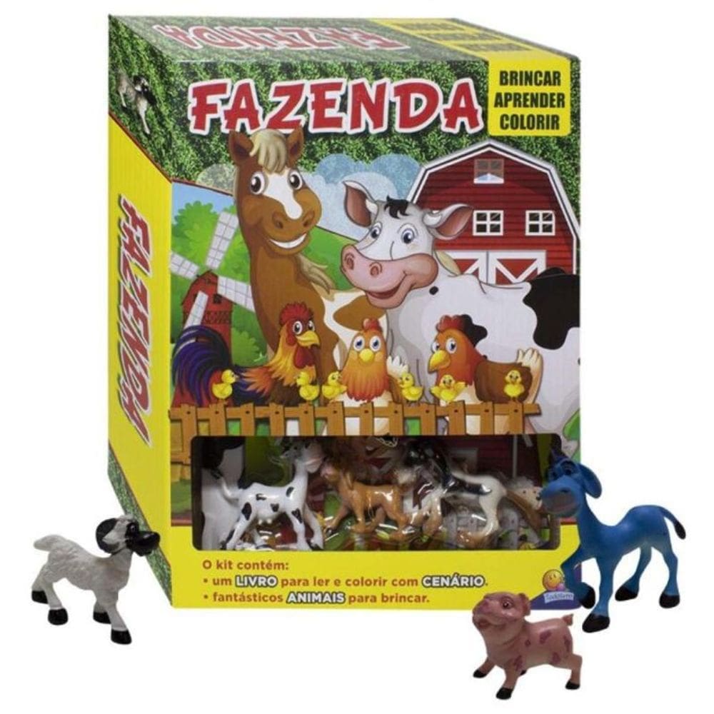 Brincar-aprender-colorir: Fazenda