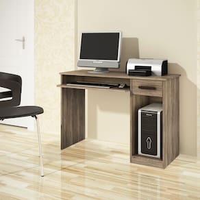 Mesa para Computador Escrivaninha Suporte Teclado Rústico