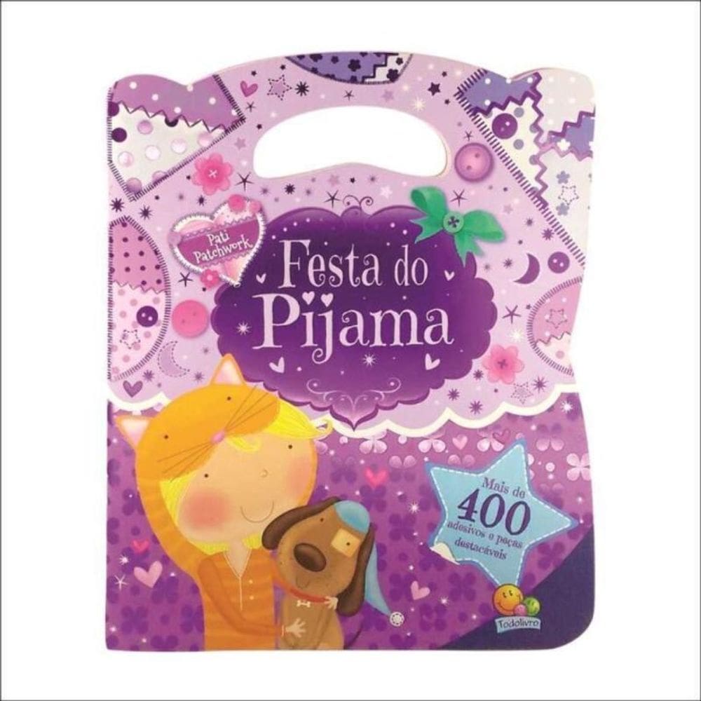 Bolsinha de Adesivos - Festa do Pijama