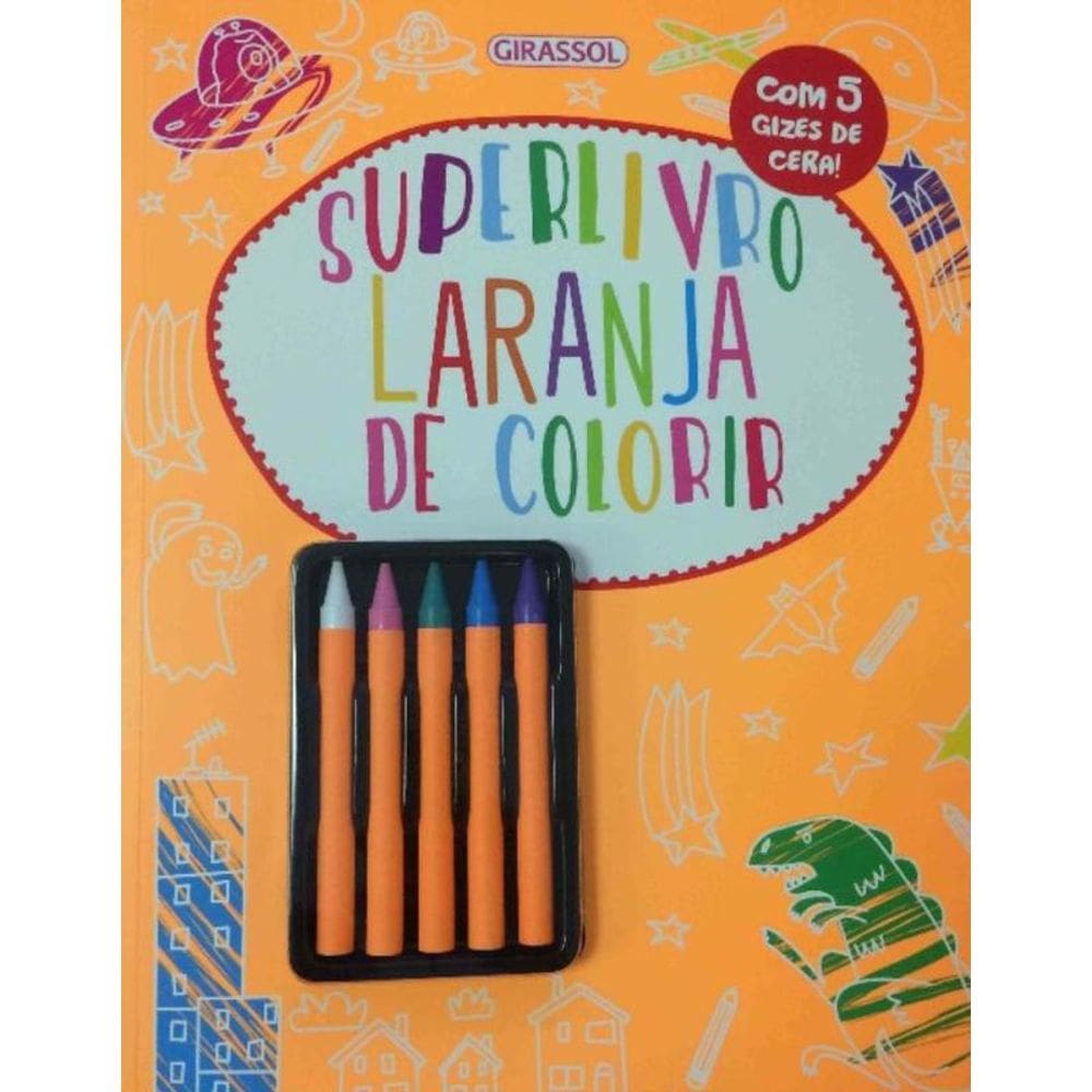 Superlivro Laranja De Colorir - Vol. 2