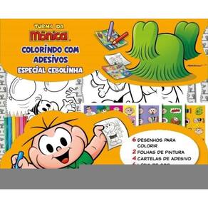 Turma da Monica Colorindo C/ Adesivo Especial vol.02 - Cebolinha