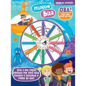 Mundo Bita Mundo Da Diversão - 12 Lápis De Cor