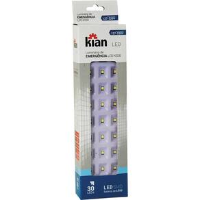 Luminária de Emergência com 30 Leds Kian KS30 Bivolt