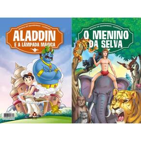 Revista Em Quadrinhos Clássicos - Alladin + O Menino Da Selva