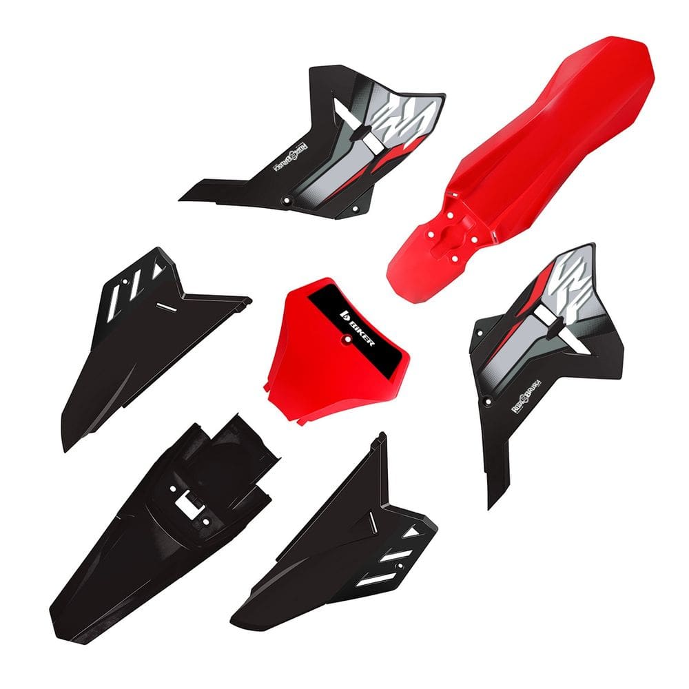 Kit Plástico Carenagem Biker My25 C/ Adesivo Take Crf 230 2008 a 2021