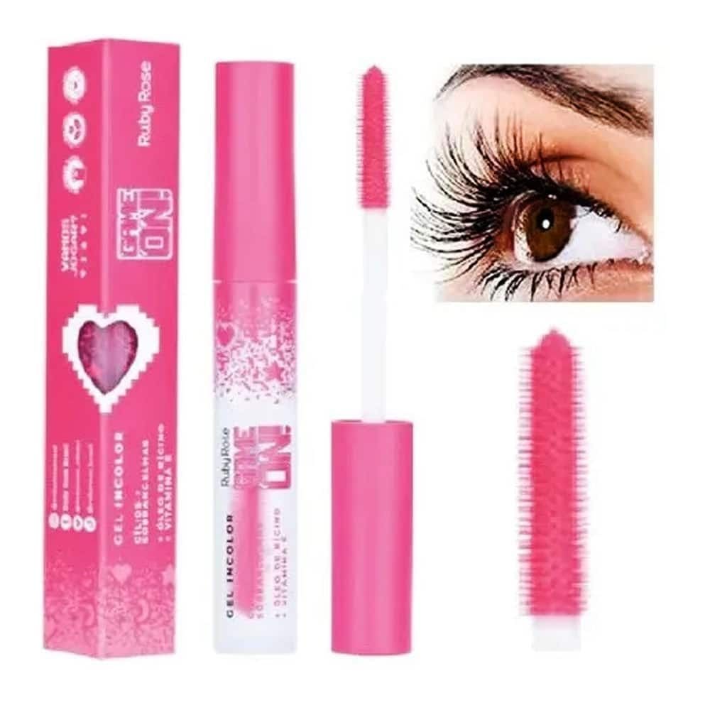 Gel Incolor Cílios e Sobrancelhas Game On HB509 Ruby Rose 3,8ml