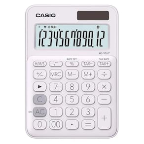Calculadora De Mesa Casio Branca - Ms-20Uc-We-W-Dc