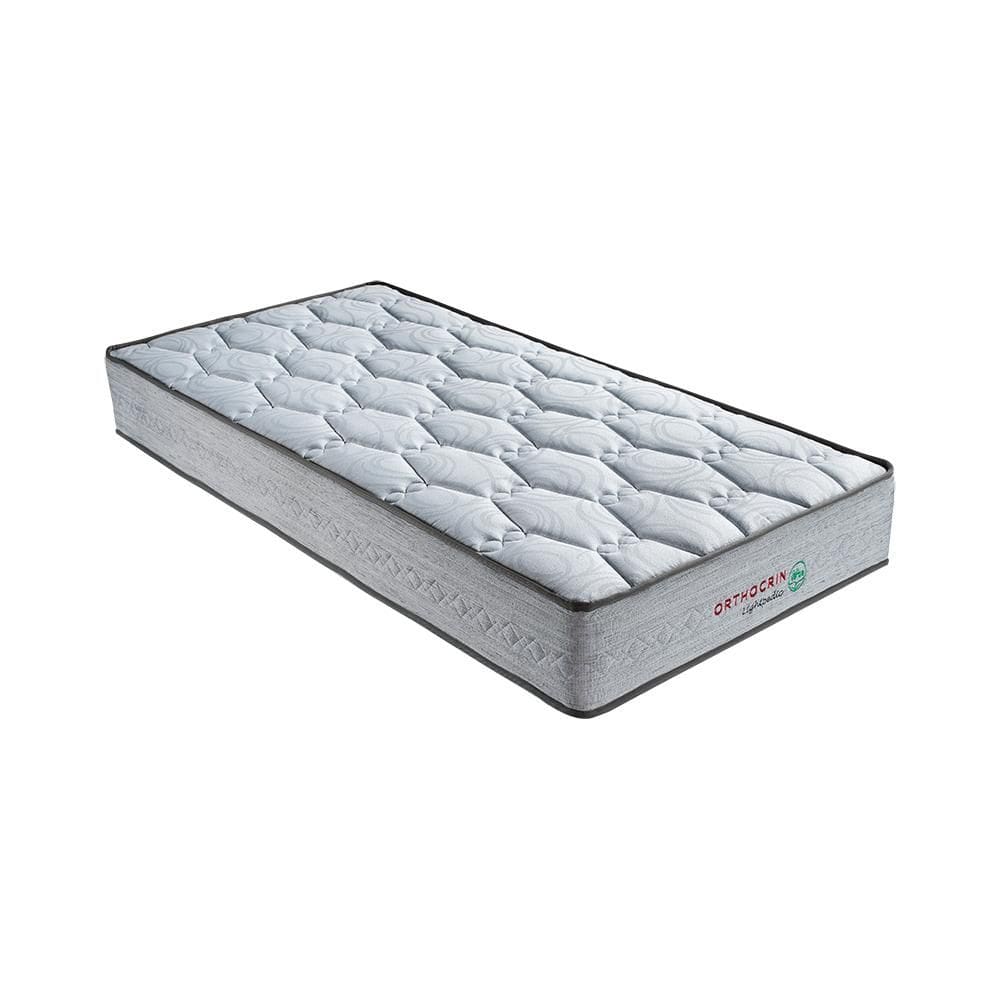 Colchão De Espuma Orthocrin Ortopédico Lightpedic Solteiro Medida Especial 78X188x25 Espuma Certificada Conforto Extrafirme