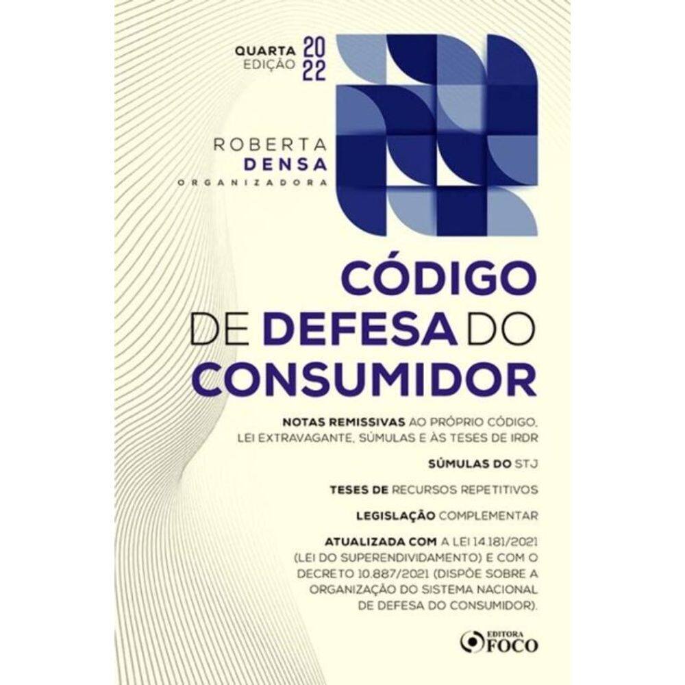 Código De Defesa Do Consumidor - 4ª Ed - 2022