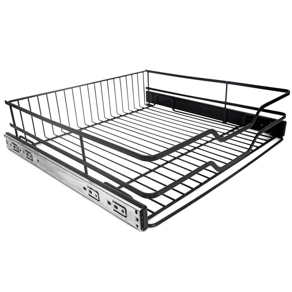 Gaveta Fruteira Deslizante Preta 370x110x450mm 2471 Jomer