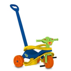 Triciclo Bandeirante Mototico Passeio E Pedal Azul