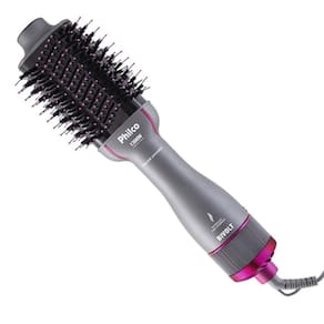 Escova Secadora Philco Advance 4 Em 1 1300W PES25SR Cinza/Rosa Bivolt