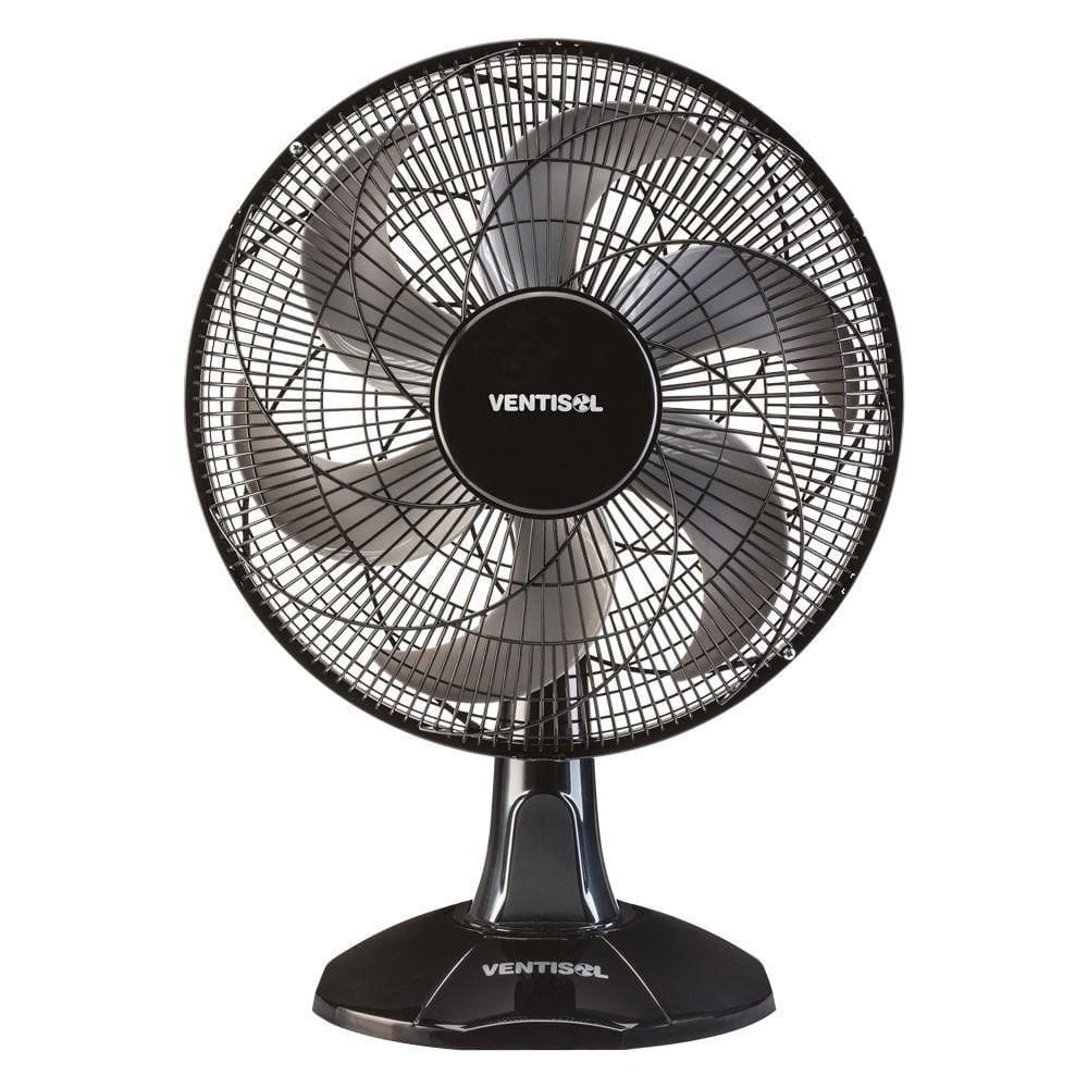Ventilador De Mesa Ventisol Oscilante 40cm Turbo 6 Preto-cinza 220v