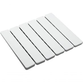 Tapete Estrado Para Banheiro Cobalto Plastic - Branco