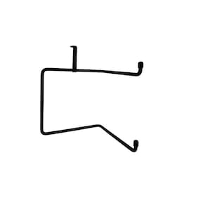 Suporte Papel Higiênico Horizontal Bel Curvy Preto