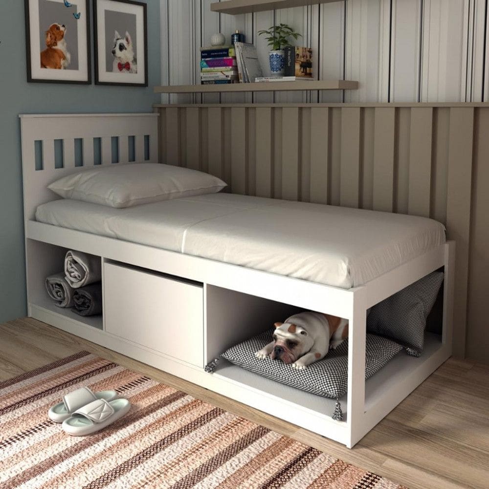 Cama Solteiro 1 Porta CM8037 Tecno Mobili