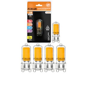Kit 5 Lampada Filamento G9 Halopin 2W 127V Foxlux