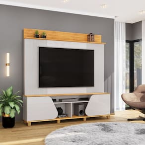 Estante Home Ripada para TV até 70 Polegadas 2 Portas Henry DJ Móveis