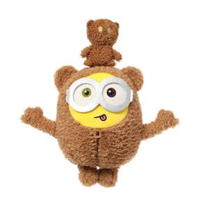 Brinquedo de pelúcia MINISO Minions Bob+Tim, fantasia de 28 cm para crianças