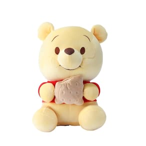 Brinquedo de pelúcia MINISO Winnie-The-Pooh com biscoitos