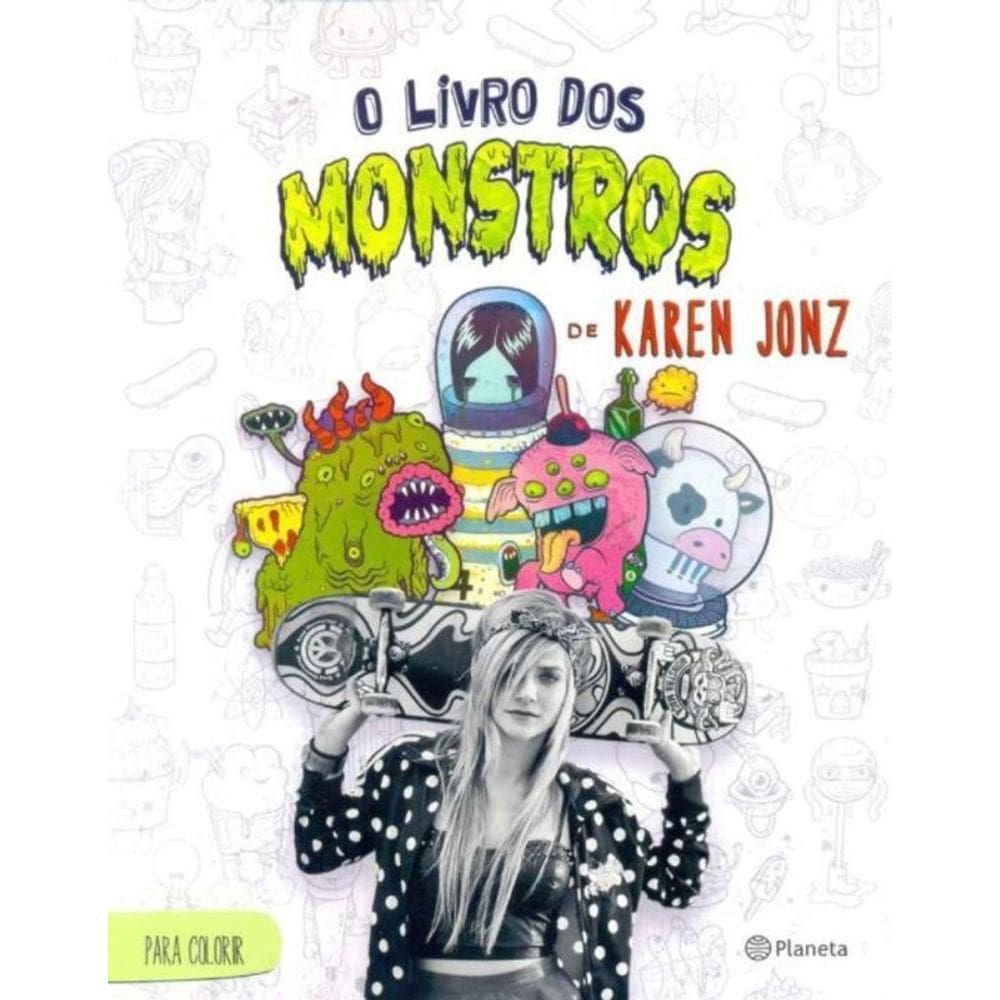 Livro dos Monstros, o - (Para Colorir)
