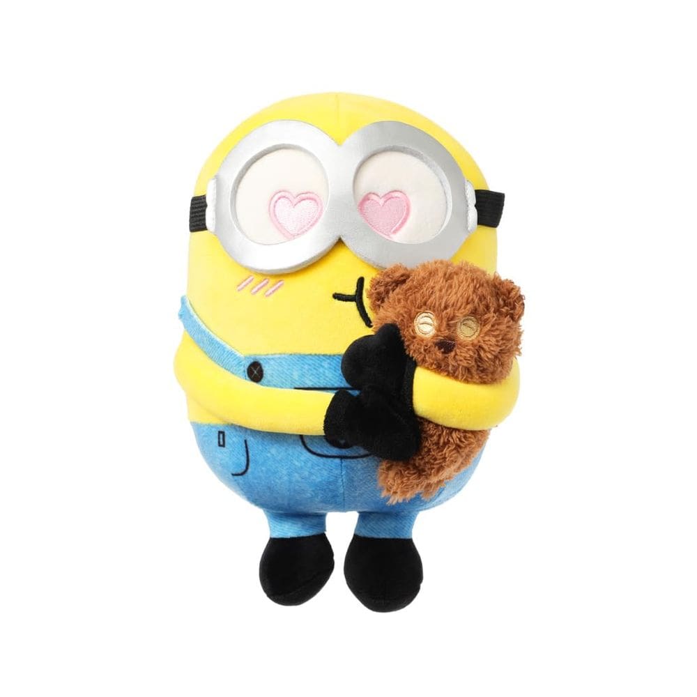 Brinquedo de pelúcia para bichos de pelúcia MINISO 8 Minions Bob Hugging Tim