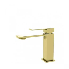 Misturador Monocomando Para Banheiro e Lavabo Slimt Bica Baixa Gold Lexxa