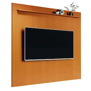 Painel Para TV Até 75 Polegadas Com Prateleira Egeo Clean 2,25m Madeirado EDN