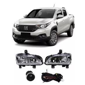 Kit Farol Neblina Milha Strada 2021 em diante Botão Touch Universal