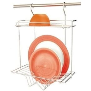 Escorredor De Pratos Baby Em Inox 06 Pratos Jomer Cód. 3005