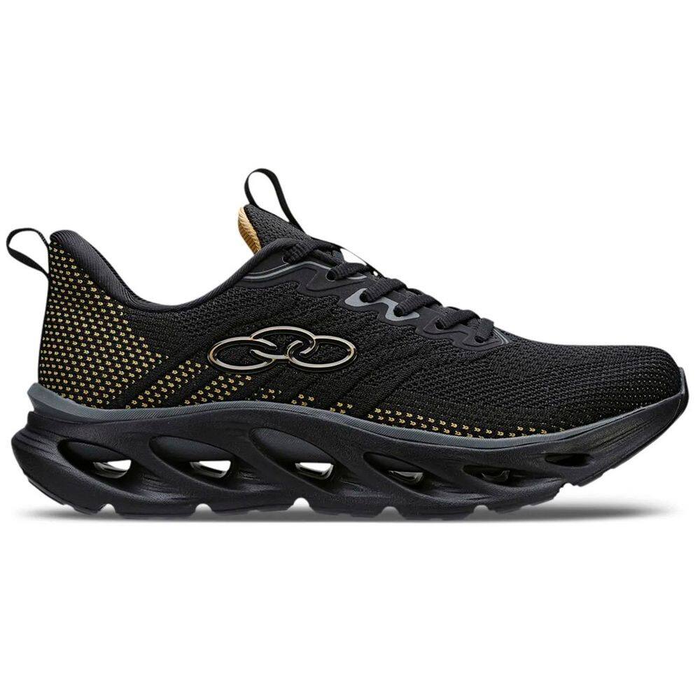 Tênis Olympikus Diffuse 5 Preto/Dourado