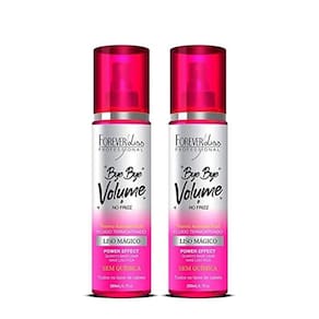Kit 2 Bye Bye Volume No Frizz Liso Mágico Forever Liss 200ml