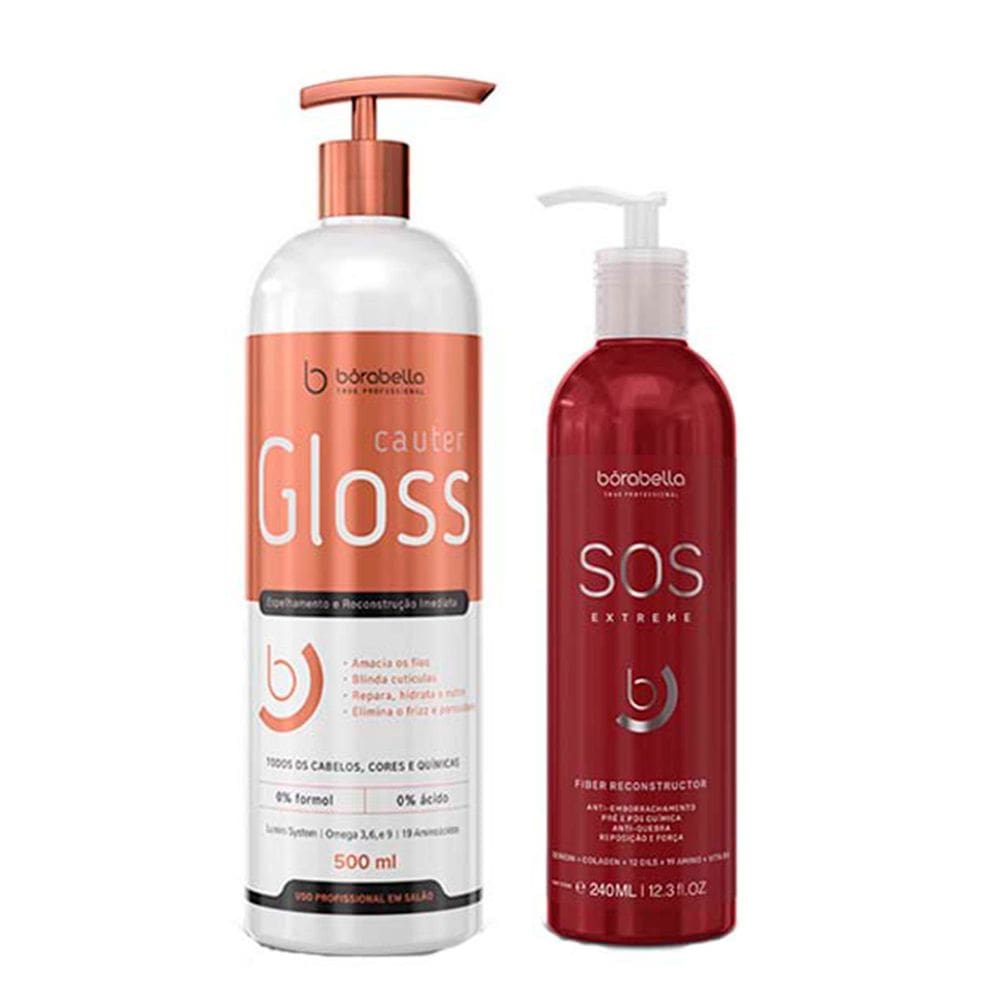 Kit Cauter Gloss e Sos Extreme Borabella
