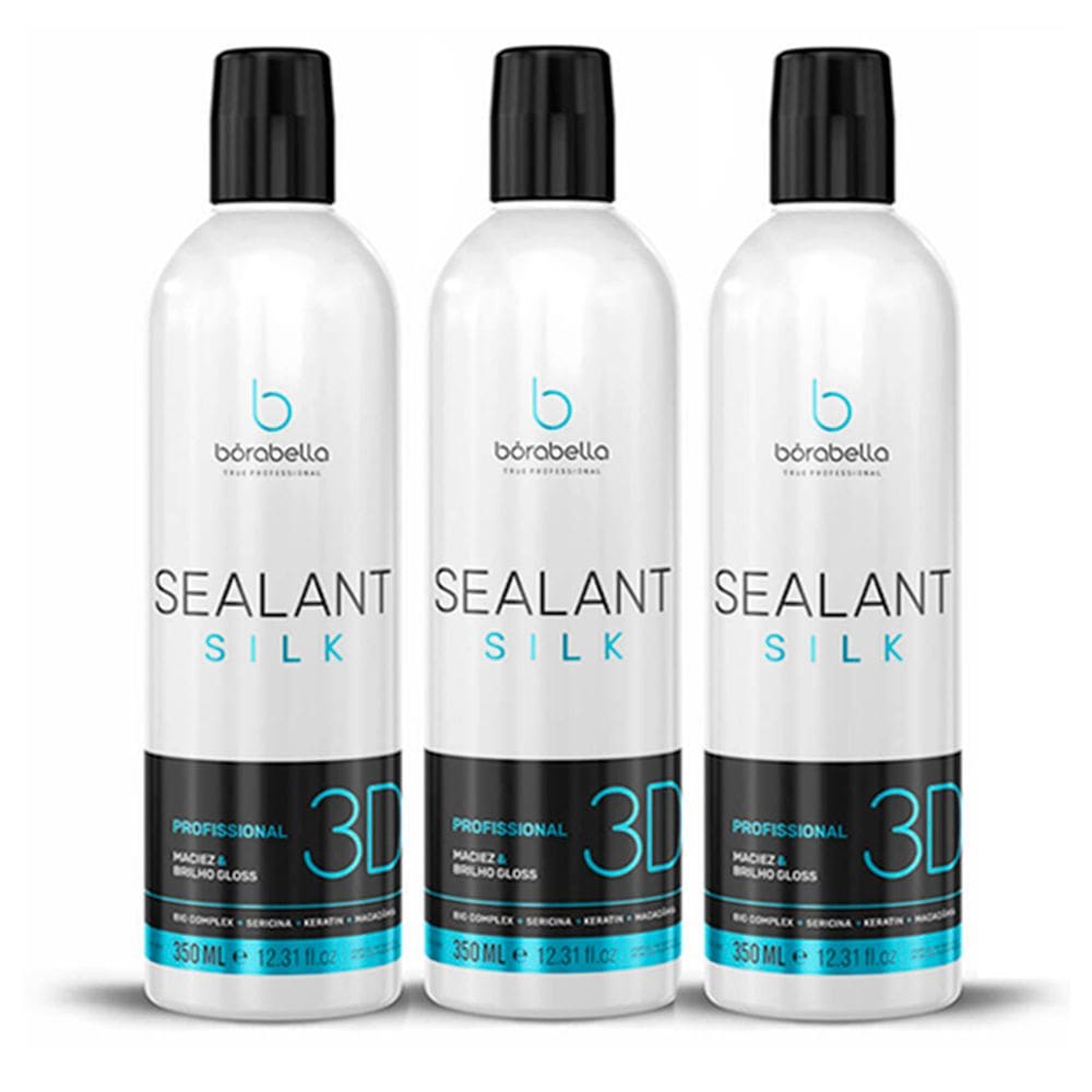 Kit 03 Selagem Sealant Silk 3D Borabella 350ml