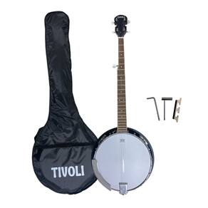 Banjo Americano Acústico Tivoli 5 Cordas Capa Acessórios