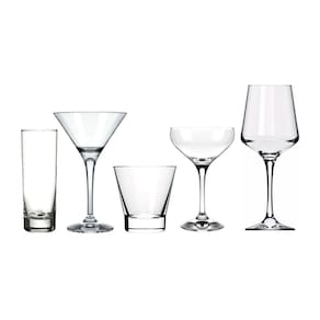 Jogo de Taças e Copos para Coquetéis e Drinks