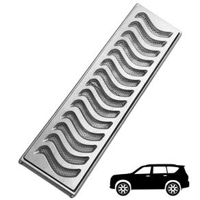 Grelha Ralo Linear Passar Veículo Garagem 15x50 Alumínio Z com Tela e Suporte Reforço