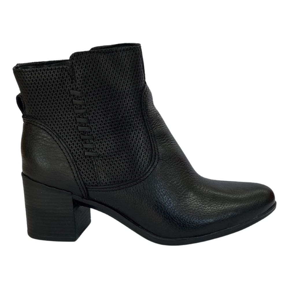 Bota Bottero 346916 Feminino Preto em couro conforto e qualidade
