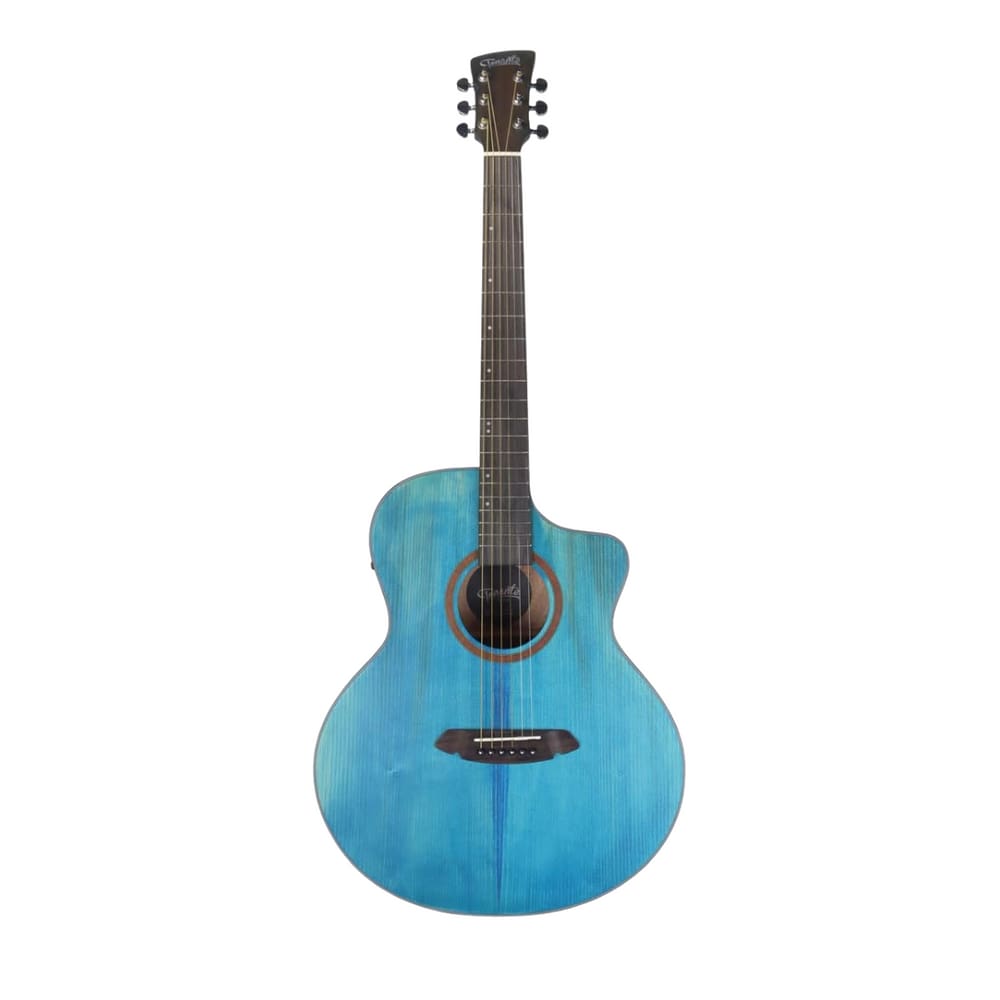 Violão Elétrico Tonante Coral 40 Tampo Em Spruce 3 Banda Azul VGAC1954BW40