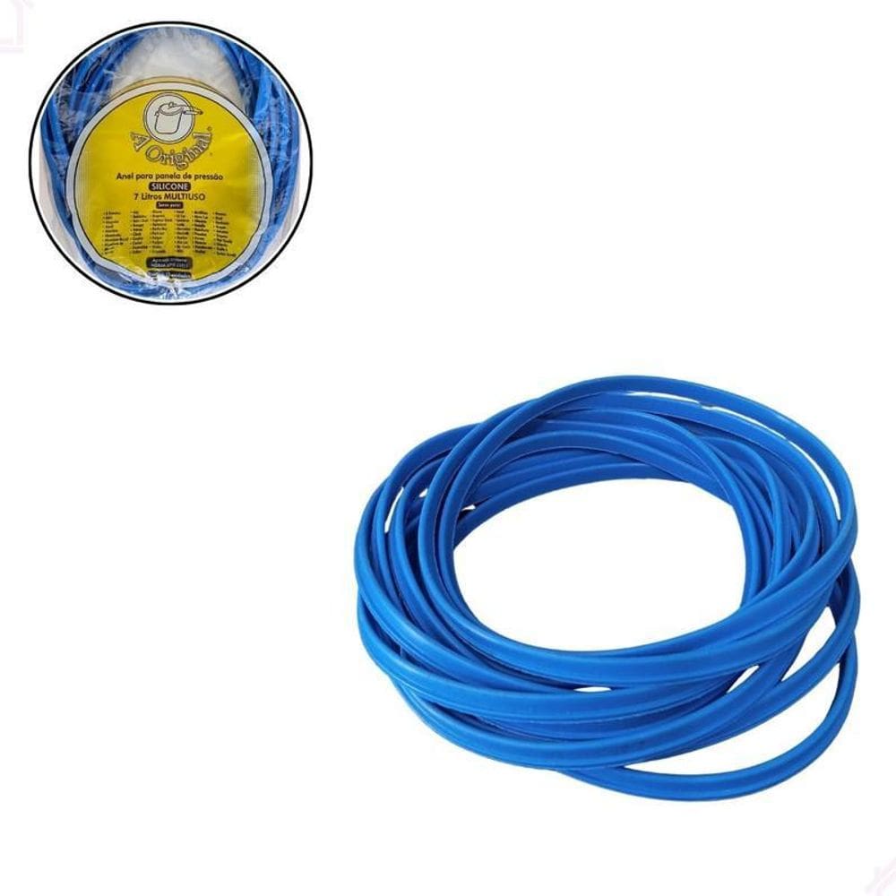 Borracha Silicone Panela De Pressão 7 L - Pacote 12 Unidades