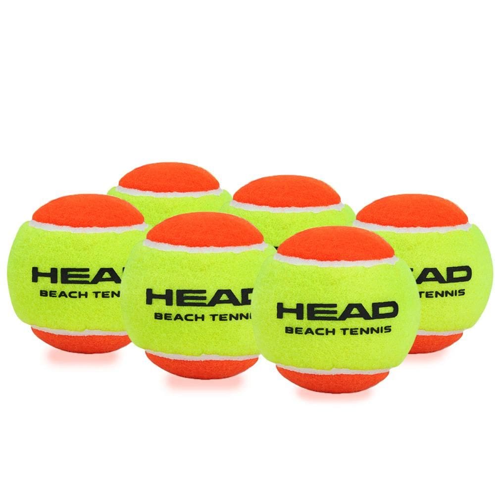 Bola de Beach Tennis Head - Pack com 06 Unidades