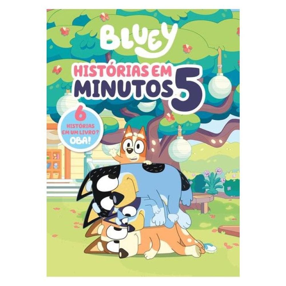 Bluey Histórias Em 5 Minutos - Capa Dura Almofadada