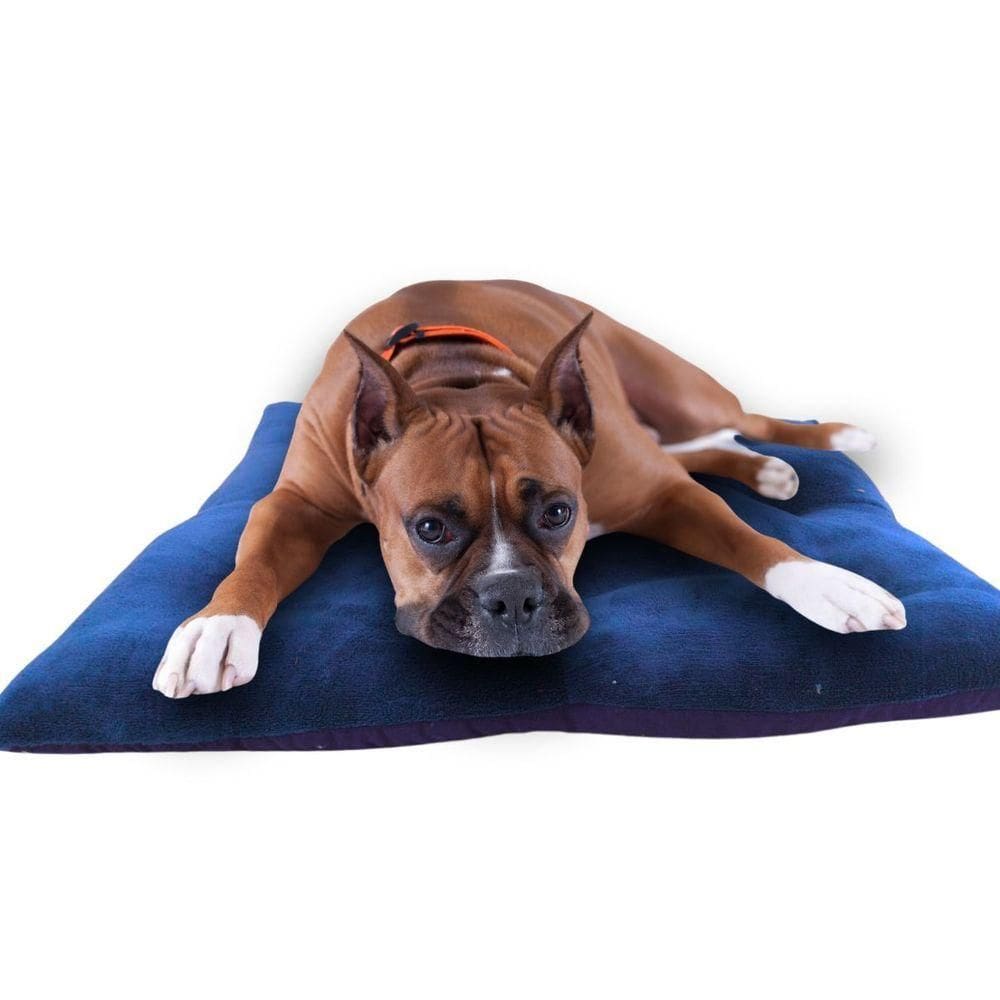 Almofada Pet Tufão Gg Luxo Confortavel Macia Gato E Cachorro Azul