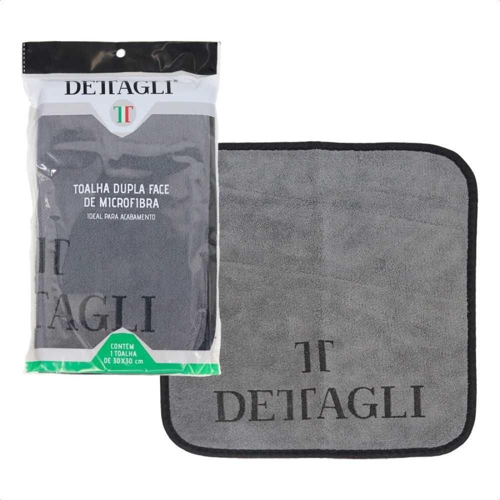 Toalha De Microfibre Dupla Face 30x30cm Detagli
