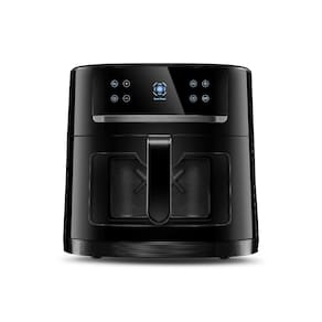 Fritadeira Elétrica Air Fryer Sem Óleo Fischer Smart 8L com Painel Digital e 12 Funções Preto 220V