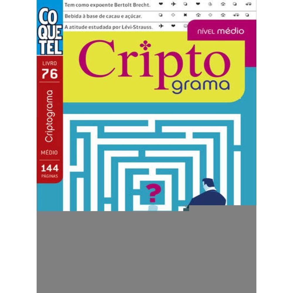 Livro Coquetel Criptograma 76