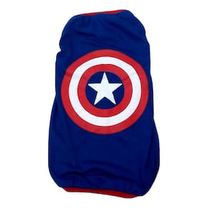 Camiseta Super Heróis Capitão América azul  Tamanho GG