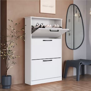 Sapateira para Quarto 18 Pares Melissa Branco