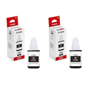 Kit 02 Tinta Canon G190 Gi190 G3110 G4100 G3100 Gi-190 Preto