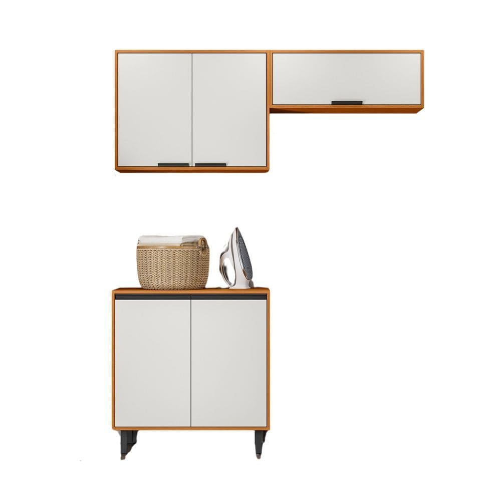 Cozinha Modulada Ravena 3 Peças 5 Portas Poliman Móveis